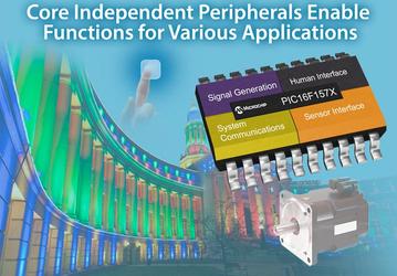 Периферийные блоки восьмиразрядных микроконтроллеров Microchip PIC16F18877 и PIC16F1579 доступны независимо от ядра