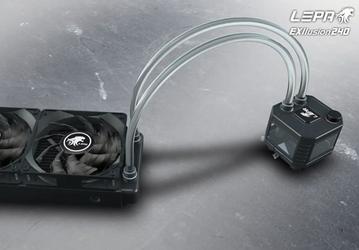 Система жидкостного охлаждения Lepa EXllusion 240 комплектуется красителями для охлаждающей жидкости