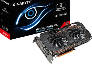 Gigabyte оснащает 3D-карты Radeon R9 390 и Radeon R9 390X охладителями WindForce 2X