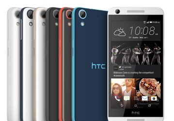 HTC представила четыре новых смартфона с платформой Snapdragon 210: Desire 626, 626s, 526 и 520