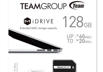 Team Group MiDrive — карты памяти microSD для работы с ноутбуками Apple
