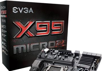 Системная плата EVGA X99 Micro2 типоразмера microATX оснащена тремя слотами PCIe 3.0 x16 и портом USB 3.1 Type-С