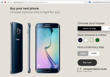 Самый дорогой вариант смартфонов Samsung Galaxy S6 и S6 Edge уже недоступен в некоторых странах