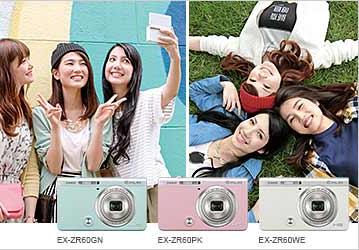 Компактные камеры Casio Exilim EX-ZR3000 и EX-ZR60 имеют по две кнопки спуска затвора