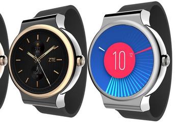 Представлены умные часы ZTE Axon Watch, оснащённые модулем GPS и дисплеем AMOLED
