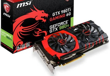 3D-карта MSI GeForce GTX 980 Ti Gaming 6G разогнана производителем