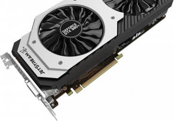 3D-карта Palit GeForce GTX 980 Ti Super JetStream использует систему охлаждения младшего адаптера