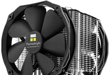 Процессорный охладитель Thermalright Macho X2 оснащается двумя вентиляторами