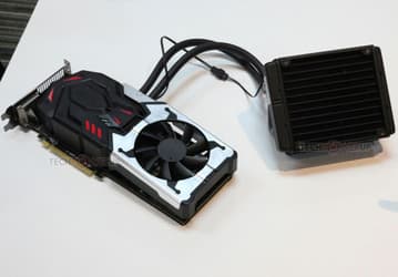 Система охлаждения PowerColor Devil Hybrid объединяет жидкостный и воздушный охладители