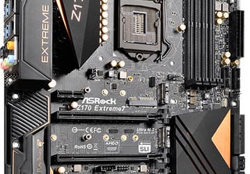 Системные платы ASRock Z170 Extreme 7 и Z170 FATAL1TY Gaming K6 рассчитаны на процессоры Intel Skylake