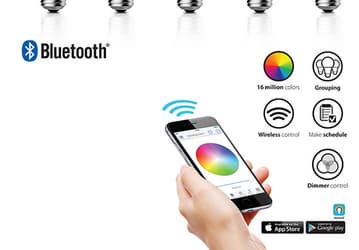 Начались продажи умных светодиодных ламп iLuv Rainbow7, управляемых с помощью смартфона