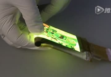 У New Vision готов прототип очень гибкой панели AMOLED толщиной всего 0,01 мм