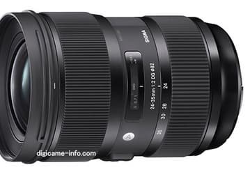 Изображения полнокадрового объектива Sigma 24-35mm F2 DG HSM Art появились накануне анонса