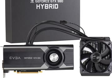 Представлена 3D-карта EVGA GeForce GTX 980 Hybrid с гибридной системой охлаждения