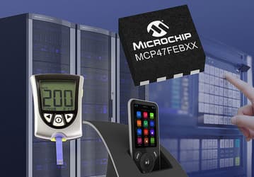 В семейство Microchip MCP47FEBXX вошли цифро-аналоговые преобразователи со встроенной энергонезависимой памятью и интерфейсом I2C