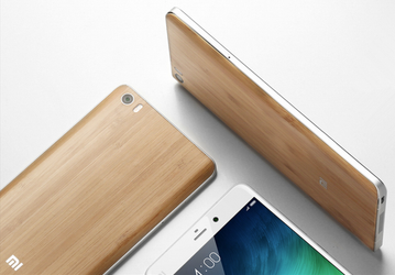 Xiaomi представила смартфон Mi Note с бамбуковой крышкой
