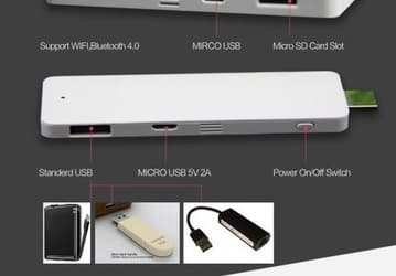 Мини-ПК Aoluguya M1 подключается непосредственно ко входу HDMI