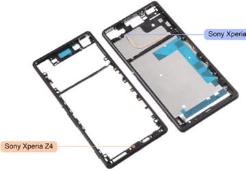 Появились изображения металлического шасси смартфона Sony Xperia Z4