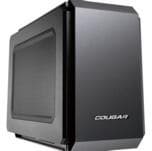 Корпус Cougar QBX размерами 178 x 260 x 368 мм вмещает плату типоразмера mini-ITX, 3D-карты длиной до 350 мм и СВО