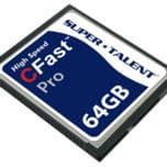 Super Talent увеличивает объем карт памяти CFast Pro до 256 ГБ
