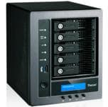 Сетевое хранилище Thecus N5810PRO оснащено пятью портами Gigabit Ethernet и встроенным источником бесперебойного питания