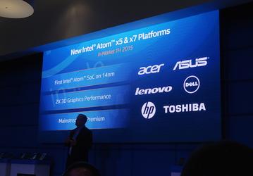 На MWC 2015 Intel представила новые линейки однокристальных систем Atom