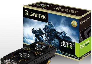 Графический процессор 3D-карты Leadtek GTX 960 Hurricane разгоняется до 1291 МГц