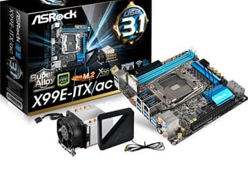 Производитель называет ASRock X99E-ITX/ac первой и пока единственной платой типоразмера mini-ITX на чипсете Intel X99 Express