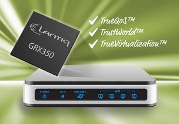 Сетевой процессор Lantiq GRX350 предназначен для домашних шлюзов