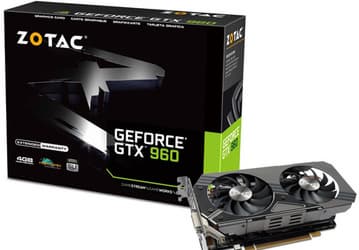 Ассортимент Zotac пополнили 3D-карты GeForce GTX 960 с удвоенным объемом памяти