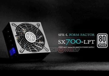 Блок питания SilverStone SX700-LPT типоразмера SFX-L обеспечивает постоянную мощность 700 Вт