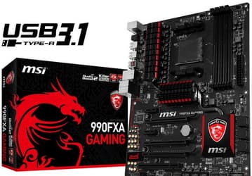 Системная плата MSI 990FXA Gaming получила пару портов USB 3.1