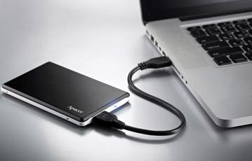 Внешний жесткий диск Apacer AC330 оснащен интерфейсом USB 3.0