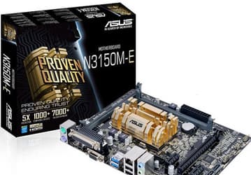 На системной плате Asus N3150M-E установлена однокристальная система Intel Celeron N3150 (Braswell)