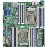Плата ASRock Rack EP2C612D24 оснащена 24 разъемами для модулей памяти DDR4