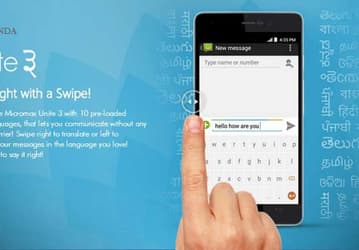 Смартфон Micromax Unite 3 получил программную клавиатуру с функцией перевода на 10 индийских языков