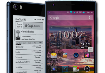 Смартфон Siswoo R9 Darkmoon — китайский ответ Yotaphone 2, но с улучшенными параметрами и меньшей ценой