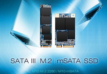 Твердотельные накопители M10 M.2 2280 и M10 mSATA пополнили ассортимент Silicon Power
