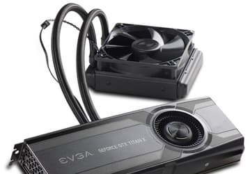 3D-карта EVGA GeForce GTX Titan-X Hybrid оснащена гибридным охладителем