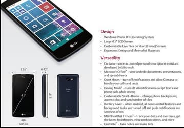 Смартфон LG с Windows Phone будет называться Lancet