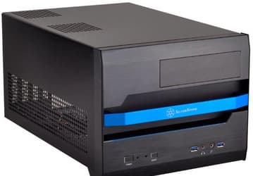 Малогабаритный компьютерный корпус SilverStone Sugo SG12 изготовлен из стали и алюминия