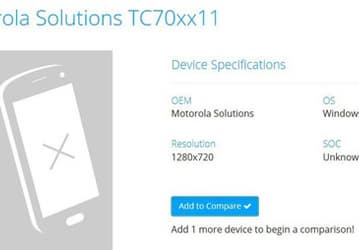 Motorola Solutions готовит к выпуску смартфон с ОС Windows Phone