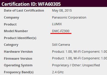 Panasonic готовит к выпуску фотоаппараты Lumix DMC-G7, DMC-GX8 и DMC-FZ300