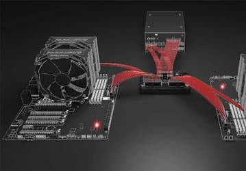 Разветвитель Phanteks PH-PWSPR_1P2M позволяет подключить две системы к одному блоку питания