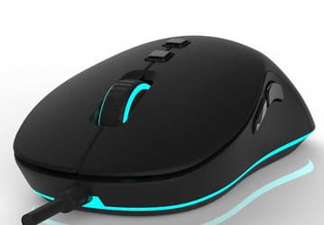 Мышь Qpad DX-20 подходит правшам и левшам