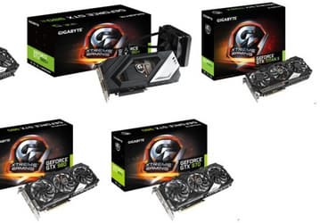 Gigabyte расширяет линейку игровых видеокарт Xtreme Gaming пятью новыми моделями