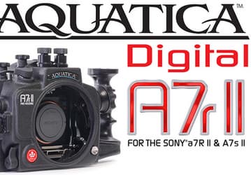 Бокс Aquatica A7r II позволяет снимать камерой Sony a7R II на глубинах до 130 м