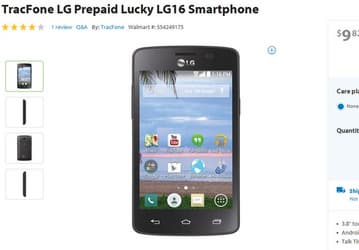 На сайте Walmart продается смартфон с ОС Android, который стоит меньше $10