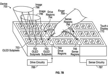 Apple пытается запатентовать дисплей OLED со встроенным сенсорным экраном