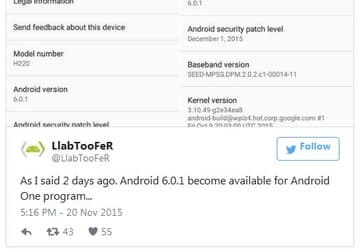 Началось распространение обновления Android 6.0.1 Marshmallow